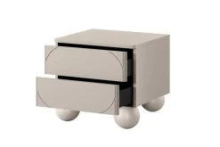 Bogart Szafki I Regały*SONATIA II SZAFKA NOCNA 45 2SZ - cashmere / nogi kule