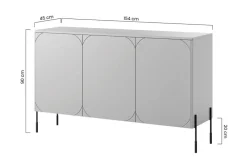 Bogart Komody*SONATIA KOMODA 150 3D - cashmere