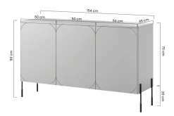 Bogart Komody*SONATIA KOMODA 150 3D - cashmere