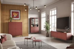 Bogart Stoliki Kawowe I Ławy*SONATIA STOLIK OKRĄGŁY 45 - burgund