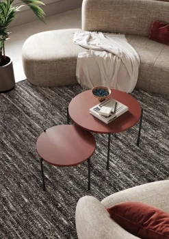 Bogart Stoliki Kawowe I Ławy*SONATIA STOLIK OKRĄGŁY 45 - burgund