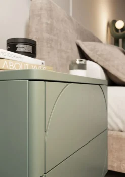 Bogart Szafki I Regały*SONATIA SZAFKA NOCNA 45 2SZ - oliwka