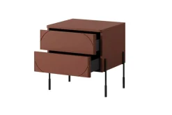 Bogart Szafki I Regały*SONATIA SZAFKA NOCNA 45 2SZ - burgund