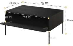 Lenart Ławy I Stoliki Do Salonu|Stoliki Kawowe I Ławy*Stolik do salonu Trend TR-09 czarny