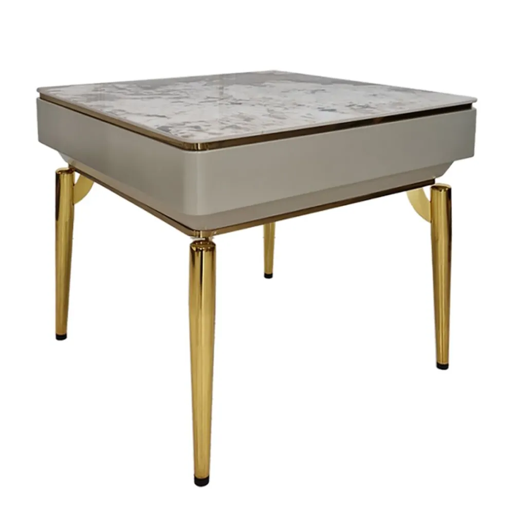 ArteHome Stoliki Kawowe I Ławy*Stolik kawowy kaszmirowy Ivette kwadratowy glamour 60 cm