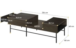 Lenart Ławy I Stoliki Do Salonu|Stoliki Kawowe I Ławy*Stolik kawowy Piemonte PE-08