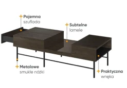 Lenart Ławy I Stoliki Do Salonu|Stoliki Kawowe I Ławy*Stolik kawowy Piemonte PE-08