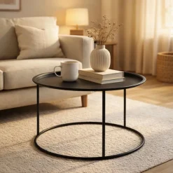Hauss Meble Ogrodowe|Ławy I Stoliki Do Salonu*Stolik kawowy z tacą Ravi czarny
