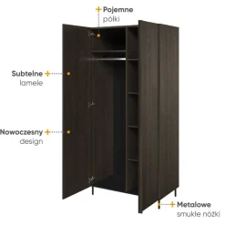 Lenart Szafy Do Przedpokoju|Szafy Do Salonu*Szafa dwudrzwiowa Piemonte PE-01