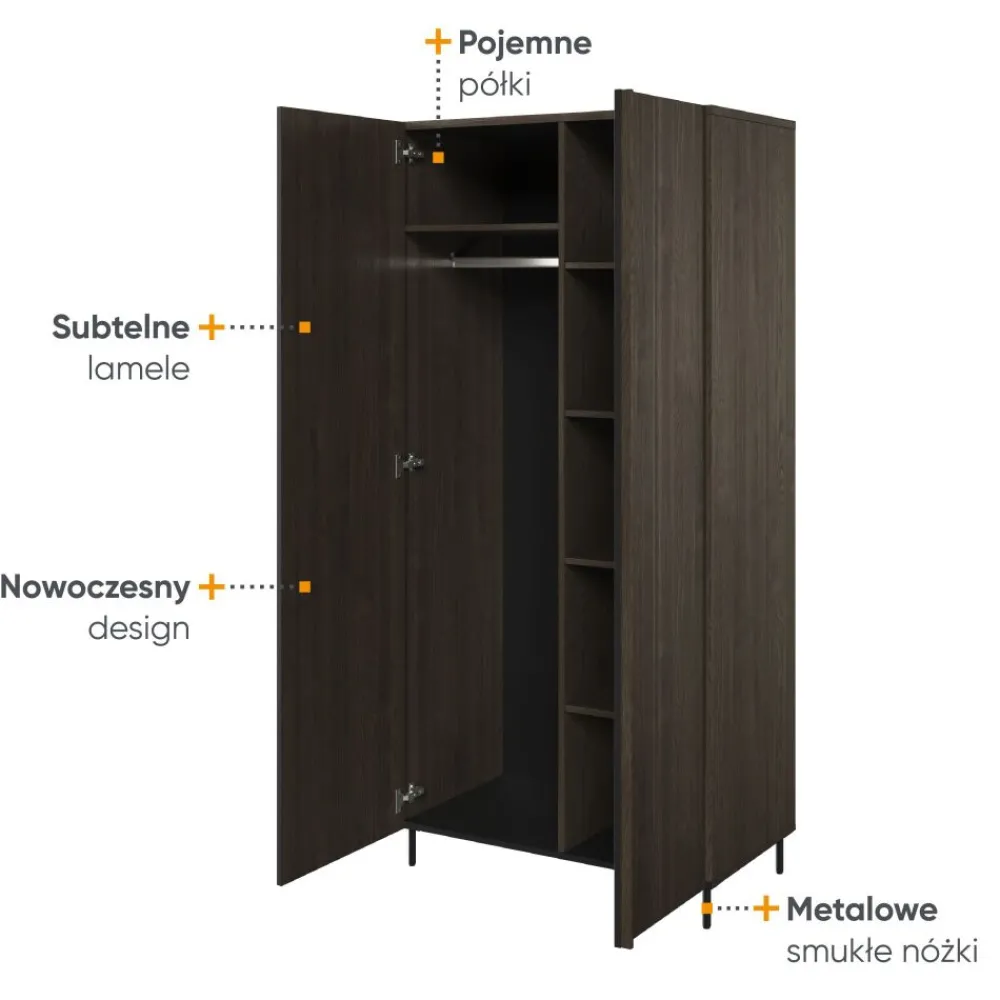 Lenart Szafy Do Przedpokoju|Szafy Do Salonu*Szafa dwudrzwiowa Piemonte PE-01