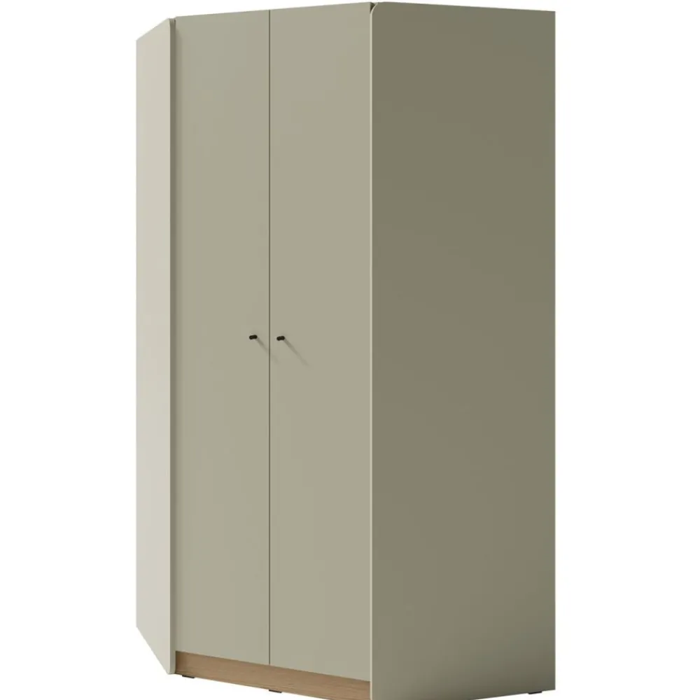 Dzieci Meblar Szafy Do Pokoju Młodzieżowego|Szafy Do Pokoju Dziecięcego*Szafa modułowa narożna z półkami do pokoju Alessio AE2 eukaliptus