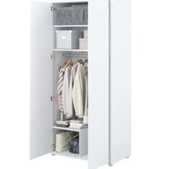 Lenart Tapczany|Nadstawki Do Półkotapczanu*SZAFA NA UBRANIA BC-20 DO PÓŁKOTAPCZANU BED CONCEPT BIAŁA POŁYSK