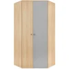 Meblar Szafy*Szafa narożna systemowa do pokoju PIXEL PX2 L/P szary,dąb biszkoptowy