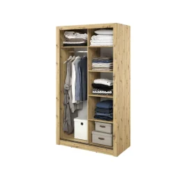 Lenart Szafy Do Przedpokoju|Szafy Do Pokoju Młodzieżowego*Szafa przesuwna z lustrem Arti AR-19 dąb artisan