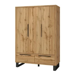 Helvetia Szafy Do Przedpokoju|Szafy Do Sypialni*Szafa trydrzwiowa z szufladami Halle S dąb wotan