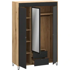 Mebelbos Szafy Do Przedpokoju|Szafy Do Pokoju Młodzieżowego*Szafa trzydrzwiowa z lustrem 3D2S Bellano