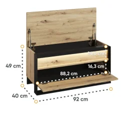 Lenart Szafki Na Buty Do Przedpokoju|Szafki I Regały*Szafka na buty Quant QG-03 dąb artisan