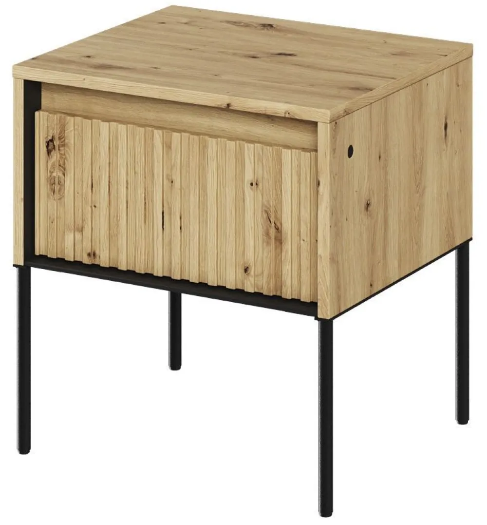 Lenart Szafki Nocne Do Sypialni|Szafki Nocne*Szafka nocna do sypialni Trend TR-10 dąb artisan