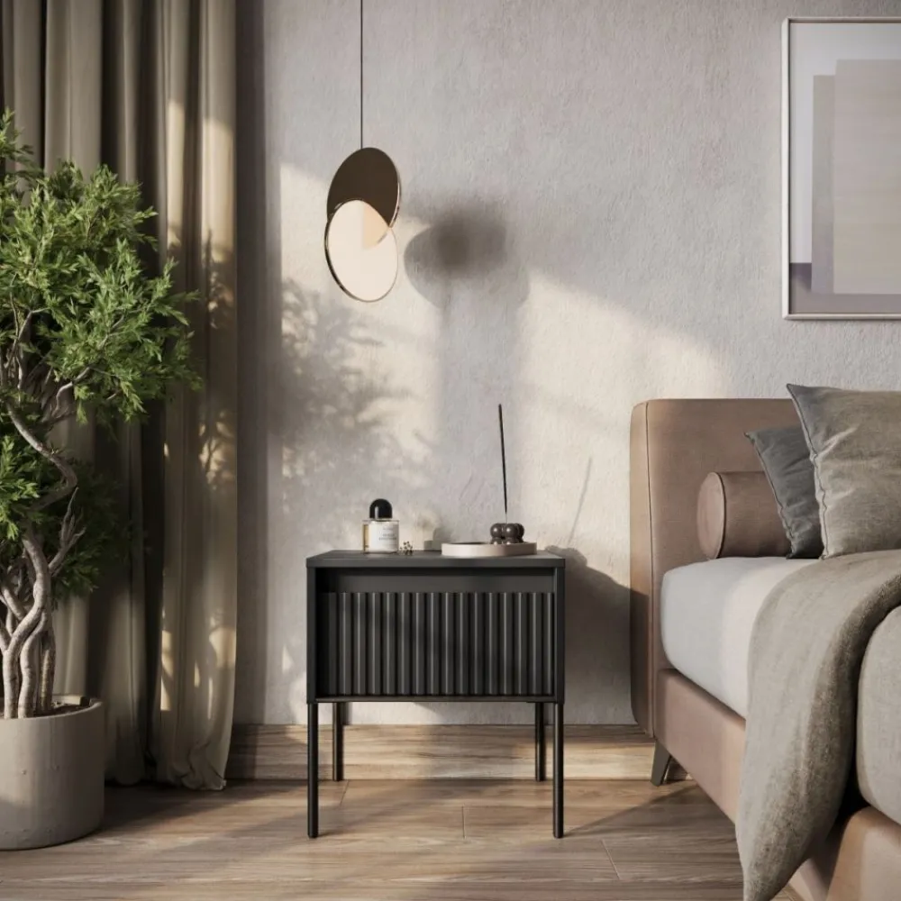 Lenart Szafki Nocne Do Sypialni|Szafki Nocne*Szafka nocna do sypialni Trend TR-10 dąb artisan