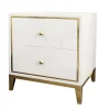 ArteHome Komody*Szafka nocna Rennes z 2 szufladami biała