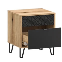 Mebelbos Szafki Nocne Do Pokoju Młodzieżowego|Szafki Nocne Do Sypialni*Szafka nocna z szufladą Bellano 1S dąb evoke