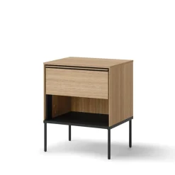 Dzieci Lenart Szafki Nocne Do Pokoju Młodzieżowego|Szafki Nocne Do Pokoju Dziecięcego*Szafka nocna z szufladą i półką VISSO VI-10 dąb linearny