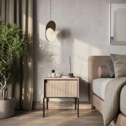 Lenart Szafki Nocne Do Sypialni|Szafki Nocne*Szafka nocna z szufladą Trend TR-10 szara