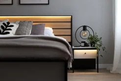 Lenart Szafki Nocne Do Sypialni|Szafki Nocne*Szafka nocna z szufladą szara Gris GS-05