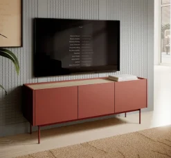 Piaski Szafki Rtv Do Salonu|Szafki Rtv*Szafka RTV do salonu Colour ceramiczny czerwony