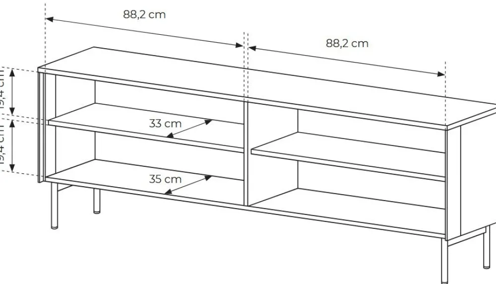 Laski Meble Szafki Rtv Do Salonu|Szafki Rtv*Szafka RTV Lumi 4D – kaszmir / złote uchwyty / białe nóżki z oświetleniem LED i hartowanym szkłem