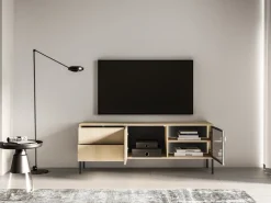 ML Meble Szafki Rtv Do Salonu|Szafki Rtv*Szafka RTV z szufladami i witryną Barnee 04