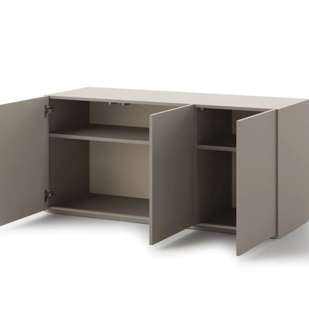 Dzieci Lenart Komody Do Biura|Komody Do Przedpokoju*Szafka trzydrzwiowa WO-07 Woow clay gray