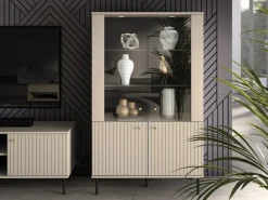 ML Meble Witryny*Szeroka kaszmirowa witryna 2D Sophie 03