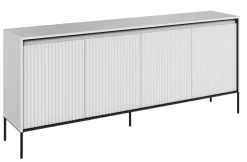 Dzieci Lenart Komody Do Biura|Komody Do Przedpokoju*Szeroka komoda ryflowana   Trend TR-04 biała