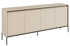 Dzieci Lenart Komody Do Biura|Komody Do Przedpokoju*Szeroka komoda ryflowana   Trend TR-04 beż piaskowy