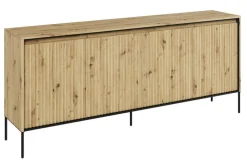 Dzieci Lenart Komody Do Biura|Komody Do Przedpokoju*Szeroka komoda z lamelami Trend TR-04 dąb artisan