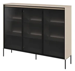 Lenart Szafki I Regały Do Biura|Witryny Do Jadalni*Szeroka witryna szklana   Trend TR-08 beż piaskowy