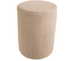 Dzieci Hauss Pufy Do Przedpokoju|Pufy Do Pokoju Młodzieżowego*Sztruksowa pufa okragła beżowa Roller