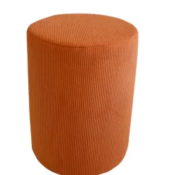 Dzieci Hauss Pufy Do Przedpokoju|Pufy Do Pokoju Młodzieżowego*Sztruksowa pufa okragła pomarańczowa Roller Cord 205.11