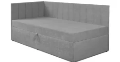 Dzieci Mebelbos Łóżka Młodzieżowe|Łóżka Do Pokoju Dziecięcego*Tapczan młodzieżowy 90x200 z pojemnkiem Cropp szary