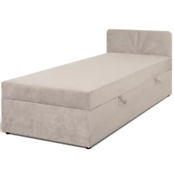 Dzieci Mebelbos Łóżka Młodzieżowe|Łóżka Do Pokoju Dziecięcego*Tapczan z pojemnikiem 90x200 Sun beżowy młodzieżowy