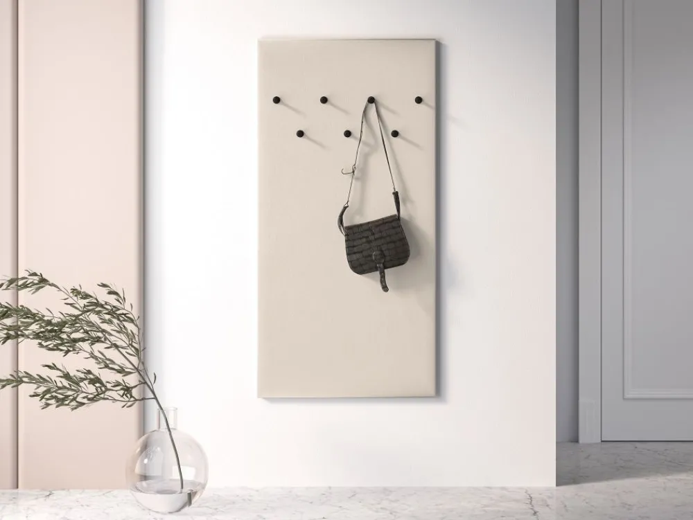 ML Meble Wieszaki*Tapicerowany panel z wieszakami 7W Sophie 20