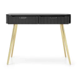 Piaski Toaletki I Konsole*Toaletka z lamelowymi frontami Zova czarna