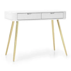 Piaski Toaletki I Konsole*Toaletka z lamelowymi frontami Zova biała