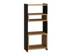Dzieci ML Meble Szafki I Regały Do Biura|Szafki I Regały Do Pokoju Młodzieżowego*TRIS 05 dąb artisan/czarny - regał