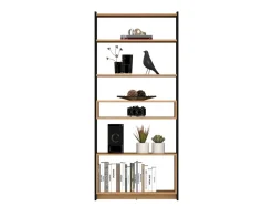 ML Meble Szafki I Regały Do Biura|Szafki I Regały Do Pokoju Młodzieżowego*TRIS 04 dąb artisan/czarny - regał