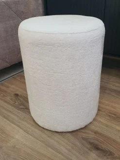 Dzieci Hauss Pufy Do Przedpokoju|Pufy Do Pokoju Młodzieżowego*Uniwersalna okrągła pufa pluszowa biała Roller