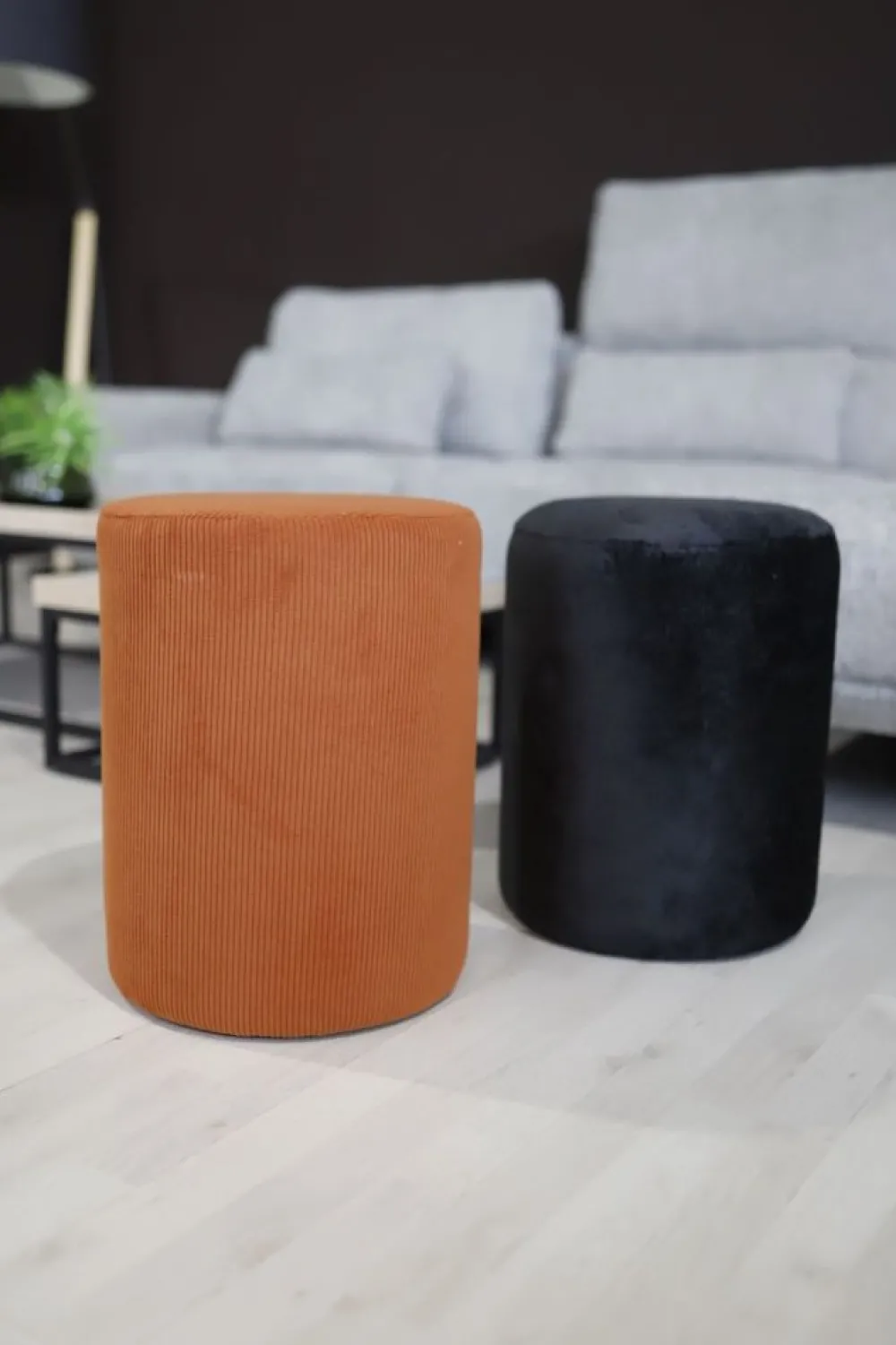 Dzieci Hauss Pufy Do Przedpokoju|Pufy Do Pokoju Młodzieżowego*Uniwersalna okrągła pufa pluszowa czarna Roller