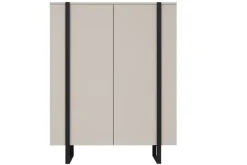 Bogart Komody*VERICA KOMODA 120 2D - cashmere / czarne nogi