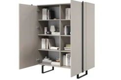 Bogart Komody*VERICA KOMODA 120 2D - cashmere / czarne nogi